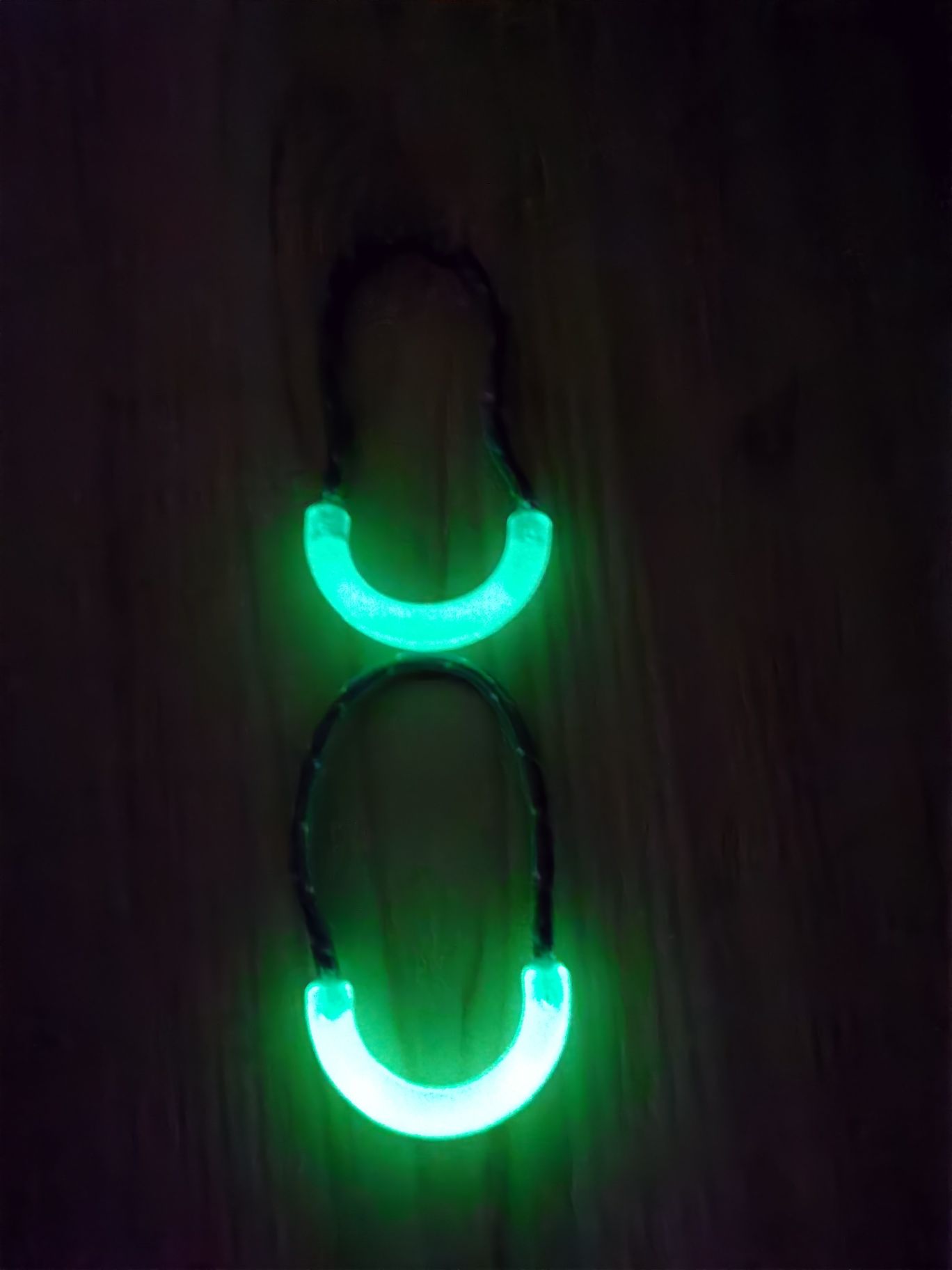 Bag Pull Head Glow-In-The-Dark Leather Rope full figure
