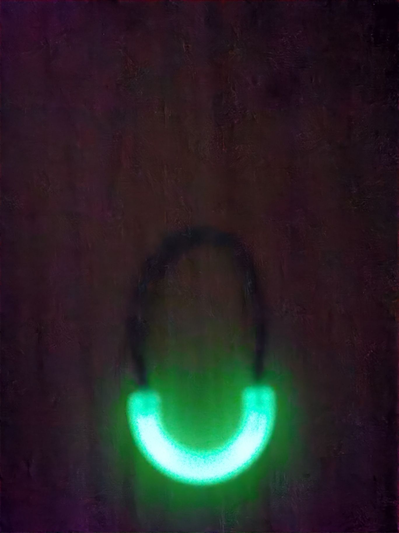 Bag Pull Head Glow-In-The-Dark Leather Rope Specification drawing