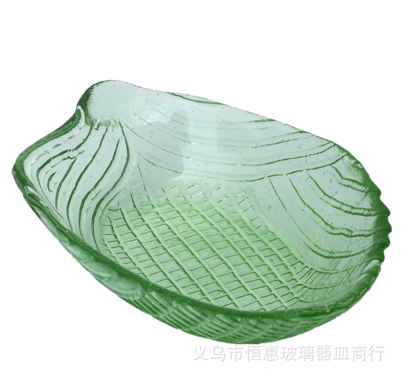 Manufacturers Supply Centrifugal Cast Colored Glass Flower Sand Bowl Glass Plate Multi-Color Selection