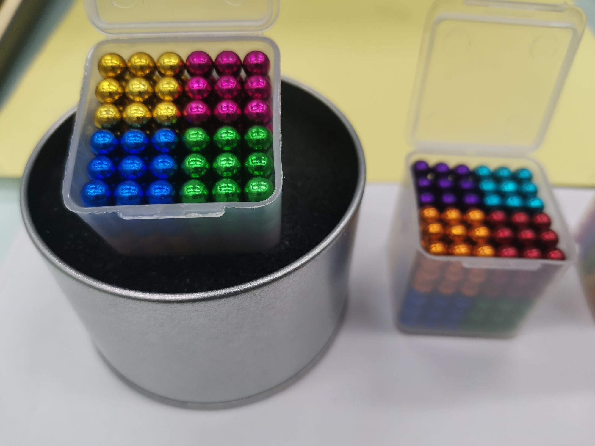 磁铁 磁珠 圆球 5mm *216颗彩色巴克球 磁球详情4