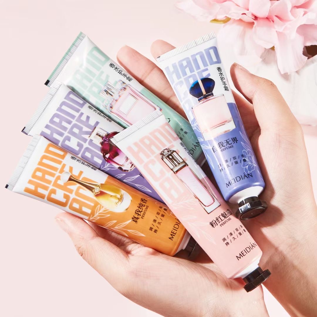 Hand Cream Application Scenario