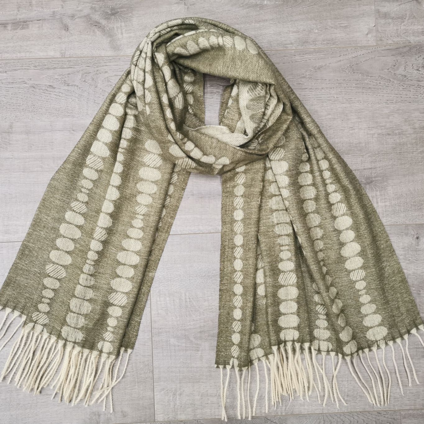 Autumn And Winter Sugar Gourd Imitation Cashmere Imitation Wool Burr Thick Warm Jacquard Scarf Love All Seasons
