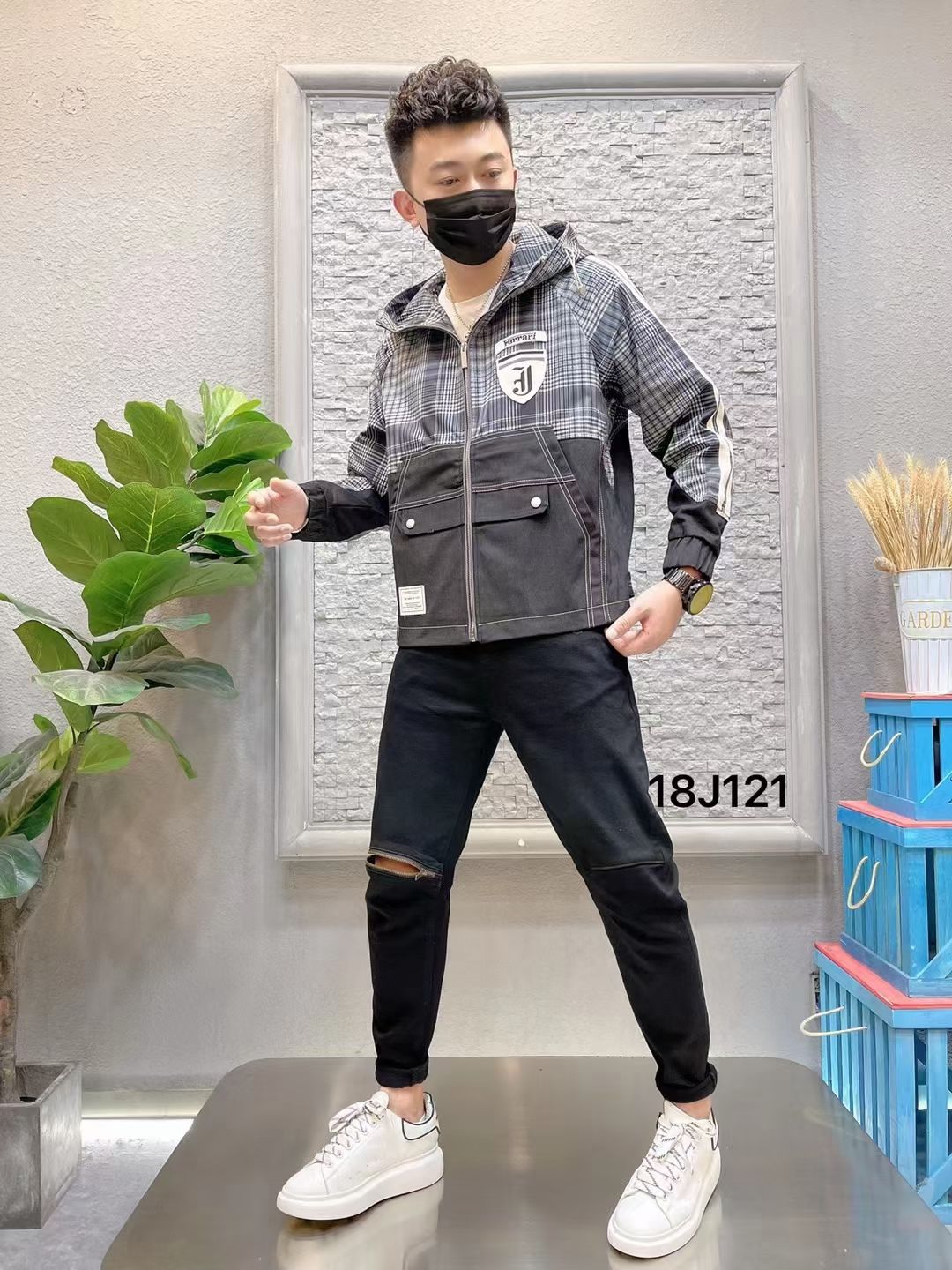 男士百搭款秋季外套详情图3