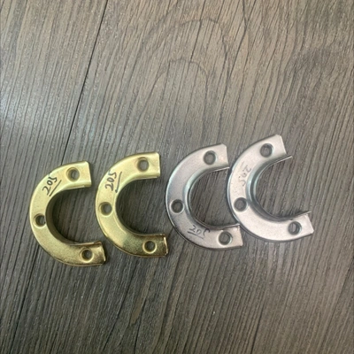Stainless Steel Household Hardware Open Flange Thickened Wardrobe Hanging Rod Support Rod Base Flange
