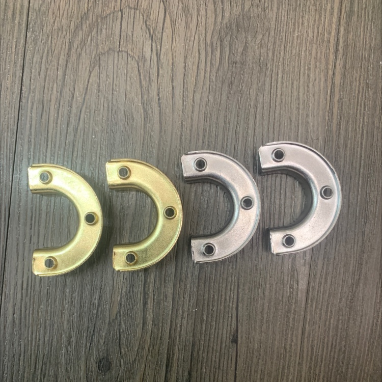 Stainless Steel Household Hardware Open Flange Thickened Wardrobe Hanging Rod Support Rod Base Flange details Picture
