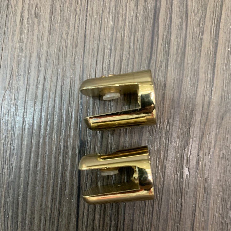 Glass Plate Clamp Fixed Support Zinc Alloy Fish Mouth Clamp Wardrobe Wine Cabinet Layered Support Hardware Accessories Specification drawing