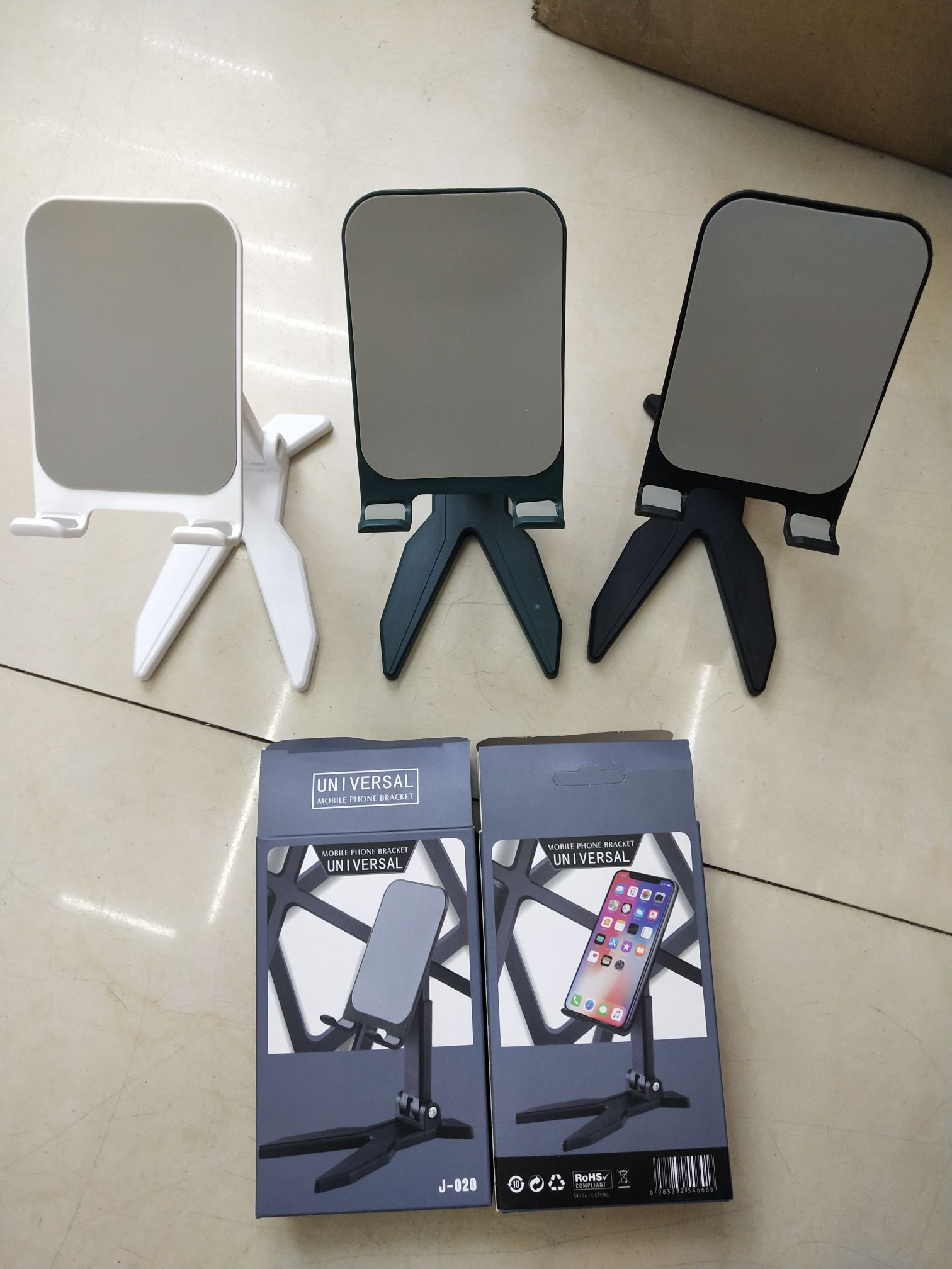 J-020 Telescopic desktop mobile phone stand bottom scissors mobile phone stand
