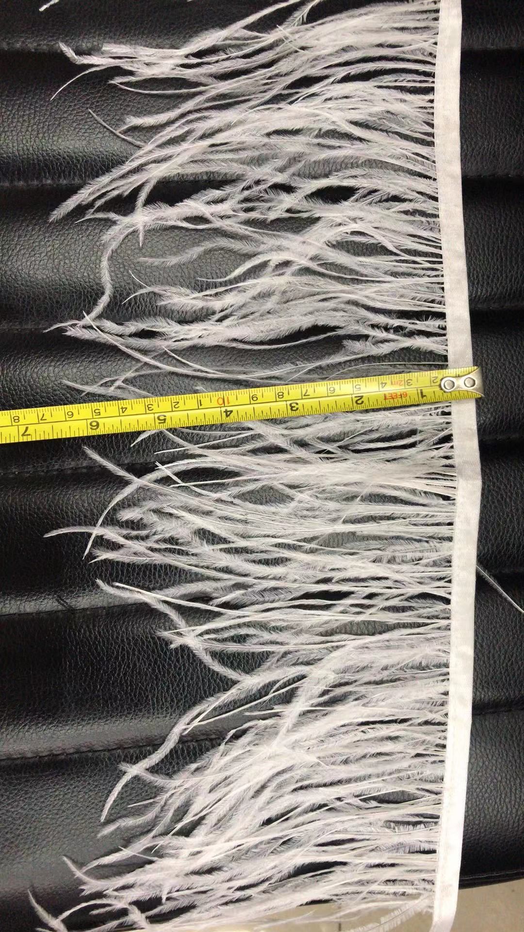 10-15 Cm Ostrich Wool Border