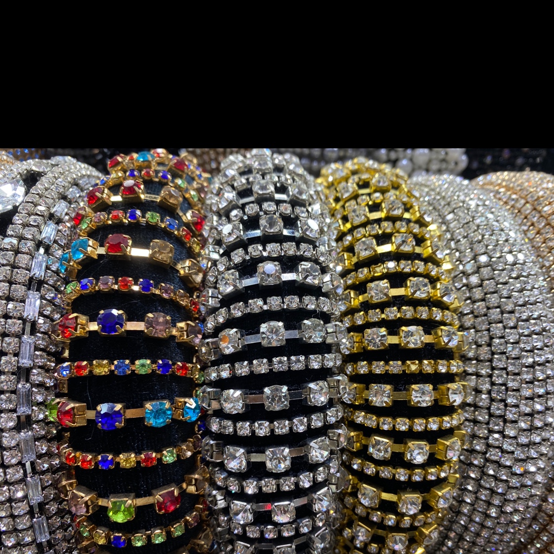 Europe And The United States Fashion Trend Full Drill Hoop, Hair Clip, Hair Hoop And Other Wholesale 12 Batches Specification drawing