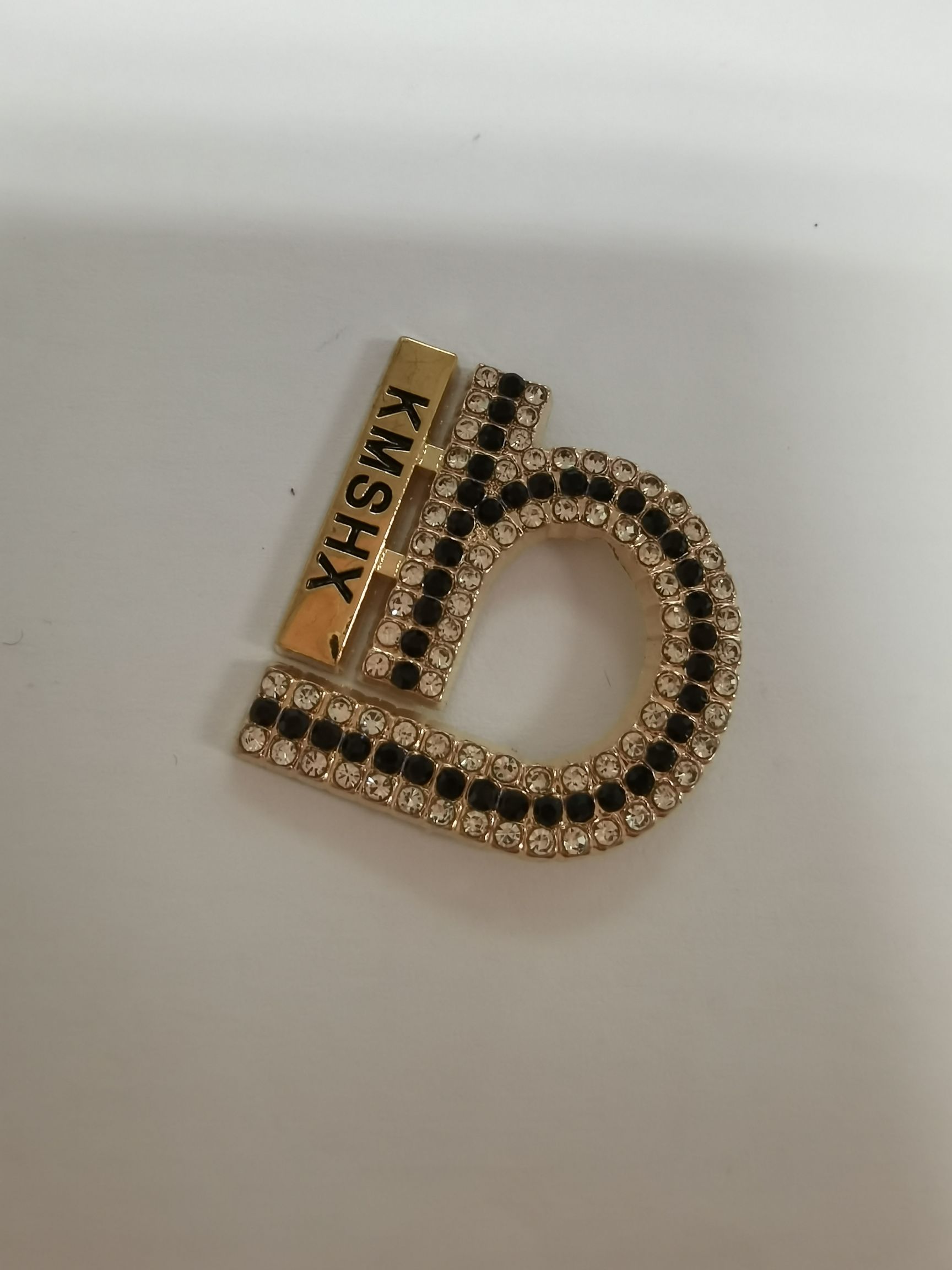 Gold With Diamond Clothing Accessories Luggage Hardware Decoration Buckle Bag Needle Buckle Clothing Shoelace Accessories Metal Square Buckle Jewelry Japanese Word Buckle Shoe Buckle Wholesale