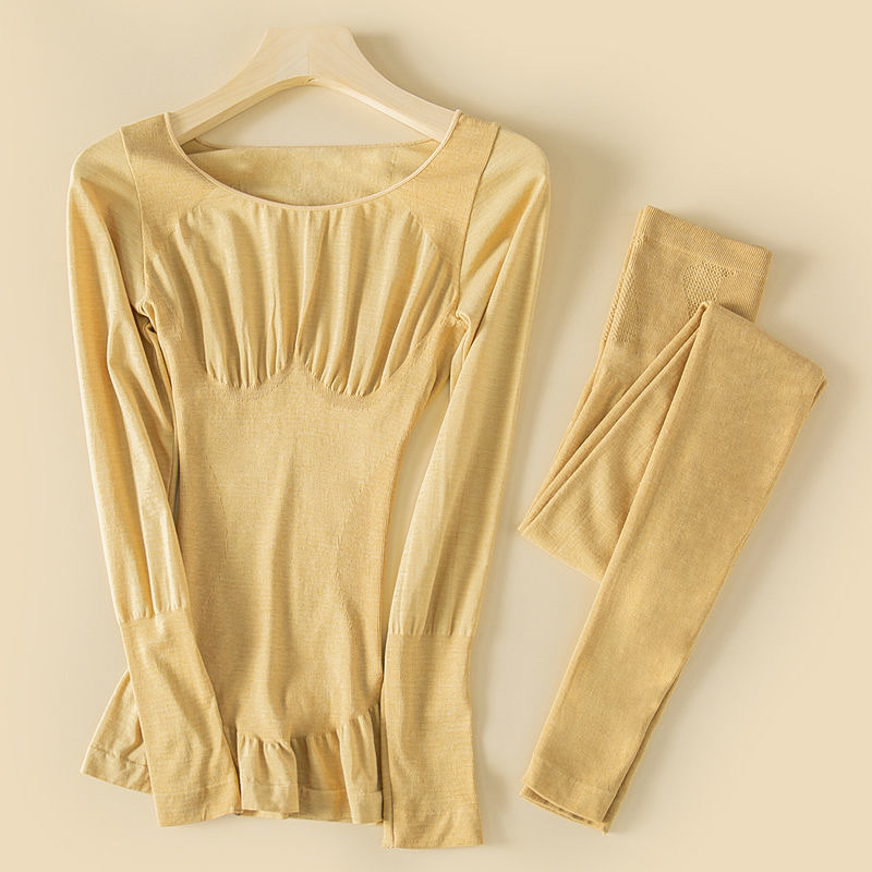 The New Thermal Underwear Is Lined With A Seamless Soft And Comfortable Base Shirt With Long Sleeve Top29 details Picture