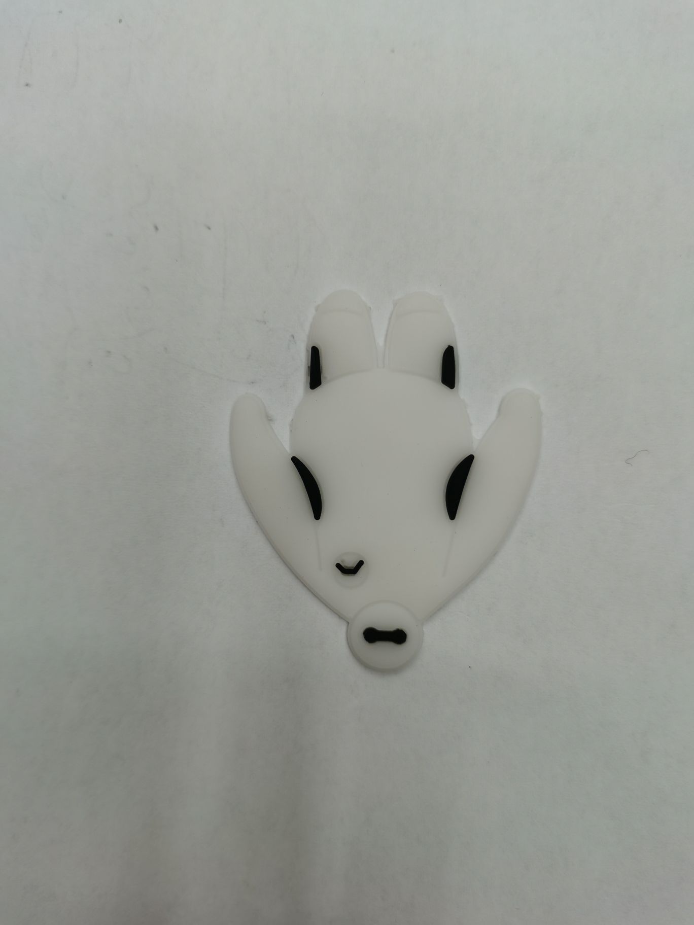 Bag Soft Rubber Label Specification drawing