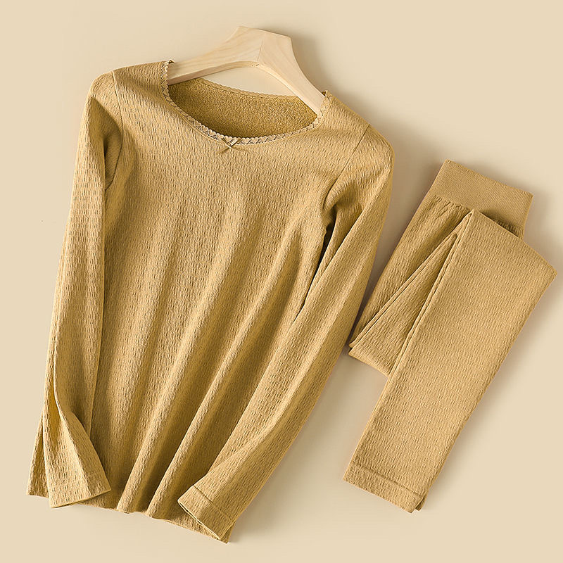 The New Thermal Underwear Is Lined With A Seamless Soft And Comfortable Base Shirt Long Sleeved Blouse 19 details Picture