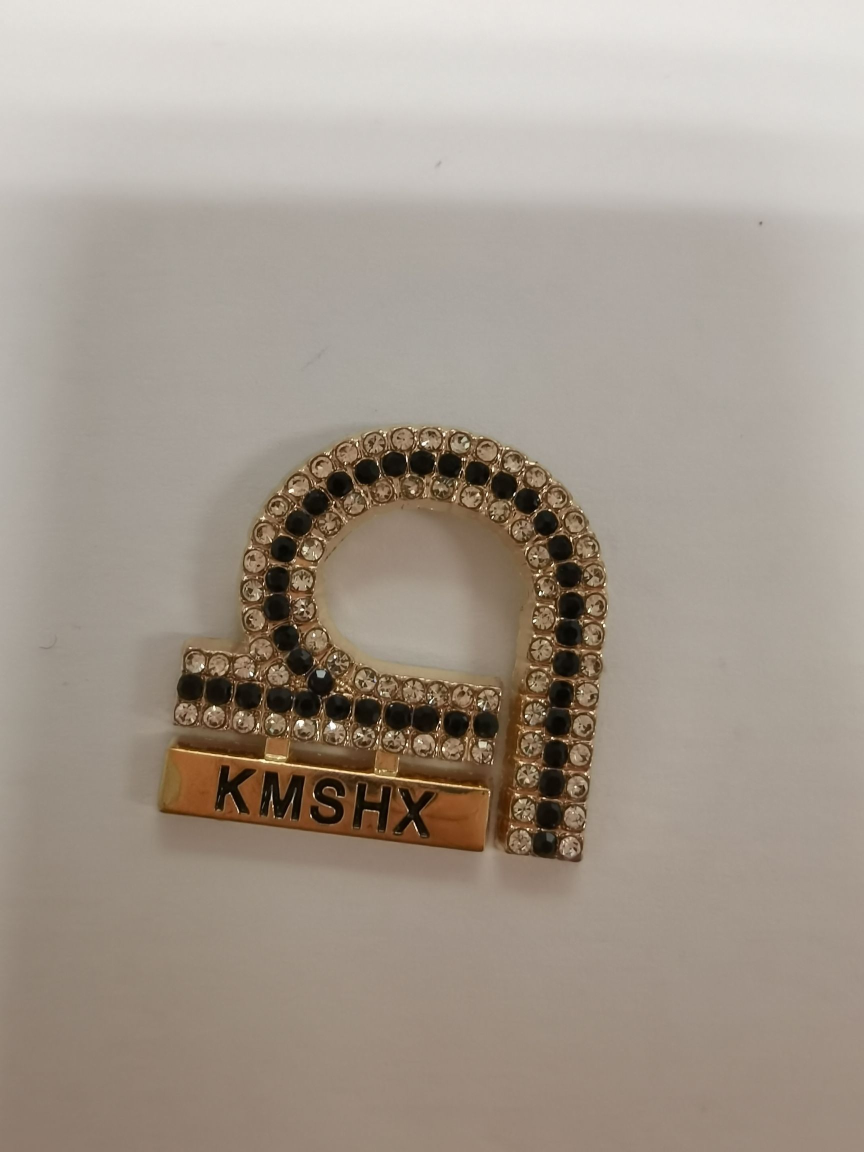Gold With Diamond Clothing Accessories Luggage Hardware Decoration Buckle Bag Needle Buckle Clothing Shoelace Accessories Metal Square Buckle Jewelry Japanese Word Buckle Shoe Buckle Wholesale details Picture