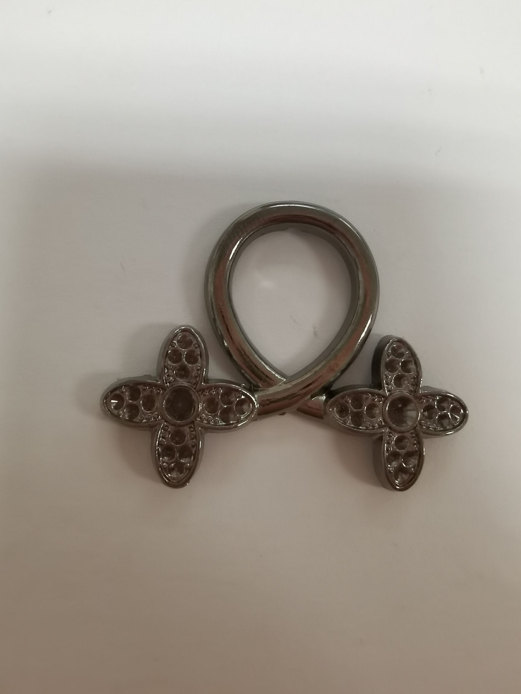 Flower Clothing Accessories Luggage Hardware Decoration Buckle Bag Needle Buckle Clothing Shoelace Accessories Metal Square Buckle Jewelry Japanese Word Buckle Shoe Buckle Wholesale Specification drawing