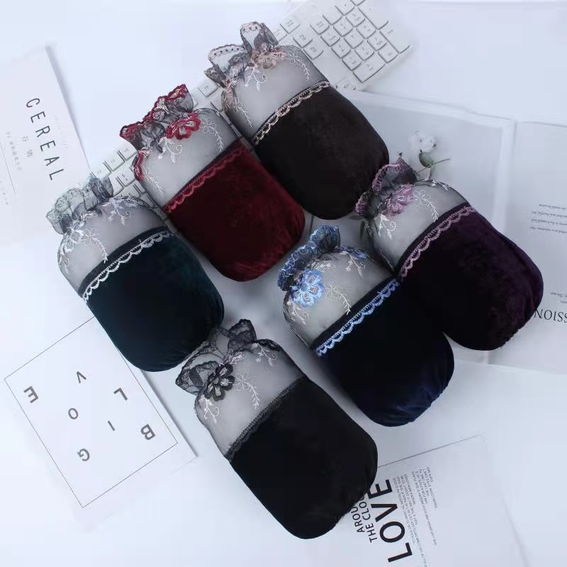 Micro Cloud Sleeve Office Kitchen Cleaning Female Autumn And Winter Long Sleeve Lace Sleeve