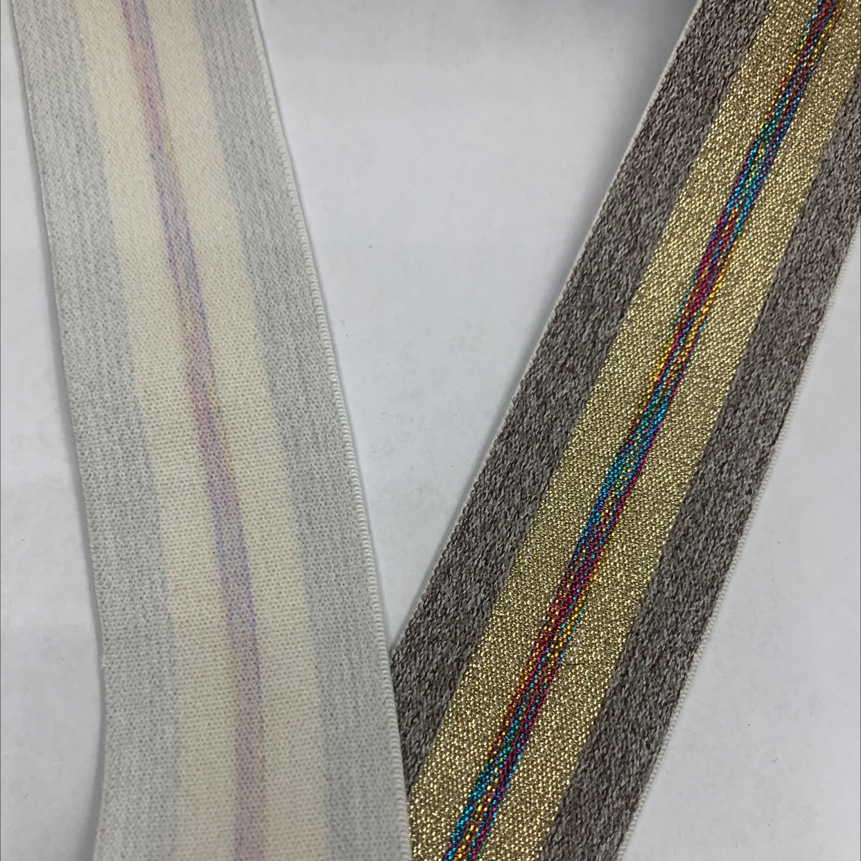3.8 Colored silk elastic band details Picture