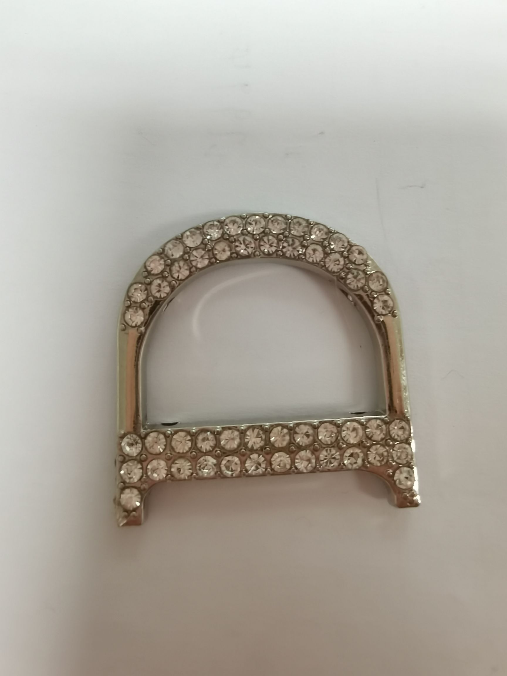 Silver Clothing Accessories With Drill Bag Hardware Decoration Buckle Bag Needle Buckle Clothing Shoelace Accessories Metal Square Buckle Jewelry Japanese Word Buckle Shoe Buckle Wholesale Specification drawing