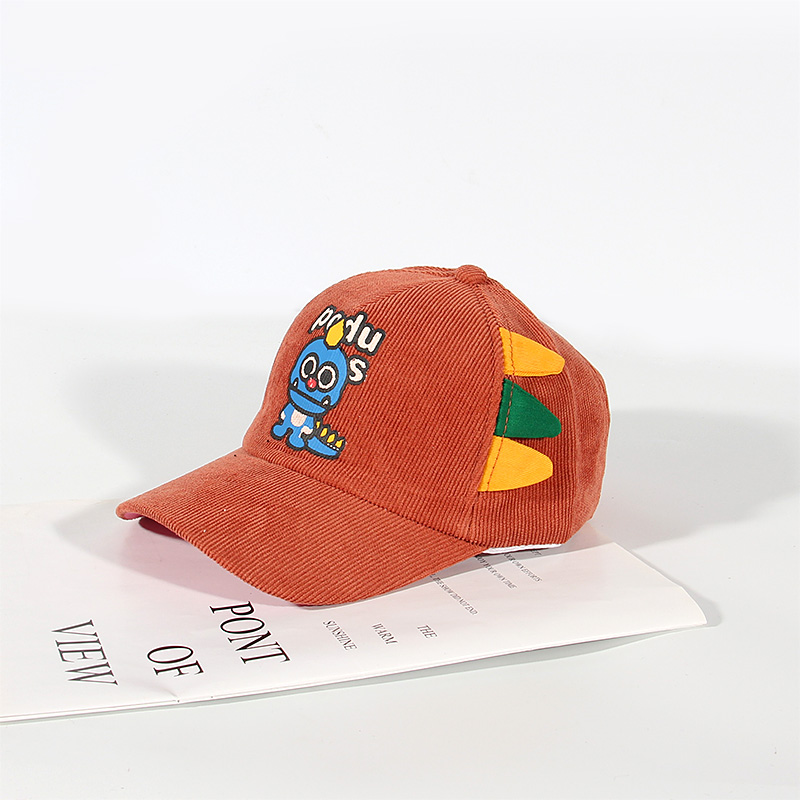 Children's Hats All New Boys And Girls Cap Fall And Winter Cartoon Cute Dinosaur Kids Baseball Cap details Picture