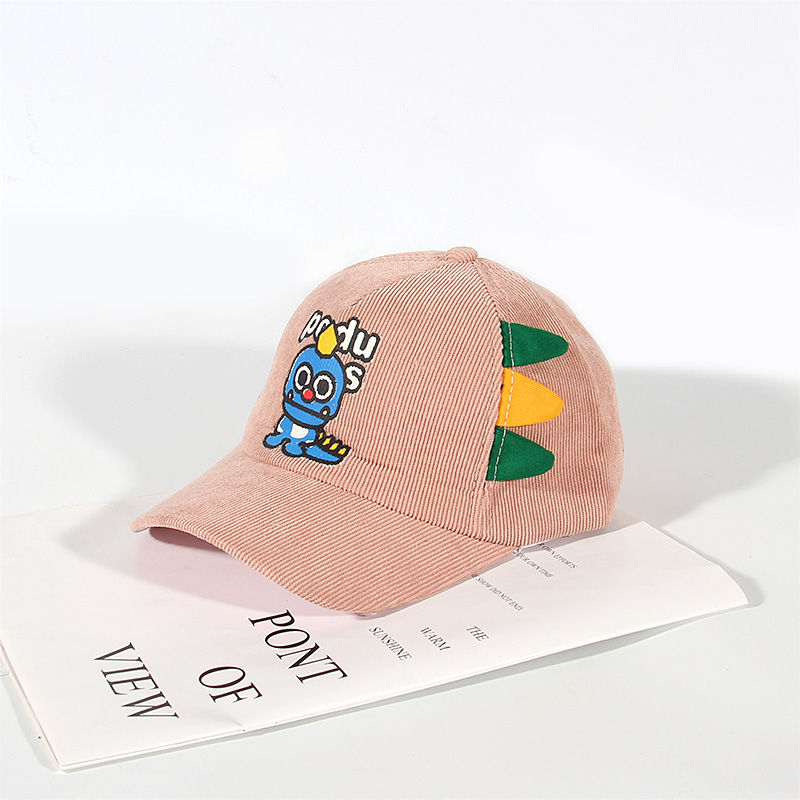 Children's Hats All New Boys And Girls Cap Fall And Winter Cartoon Cute Dinosaur Kids Baseball Cap Application Scenario