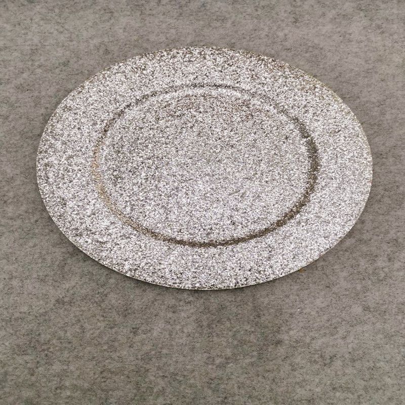 Silver platen plate fruit plate Western plate plating plate plastic multifunctional plate