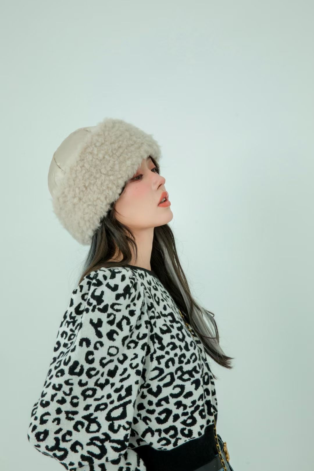 浴花浴帽实物图