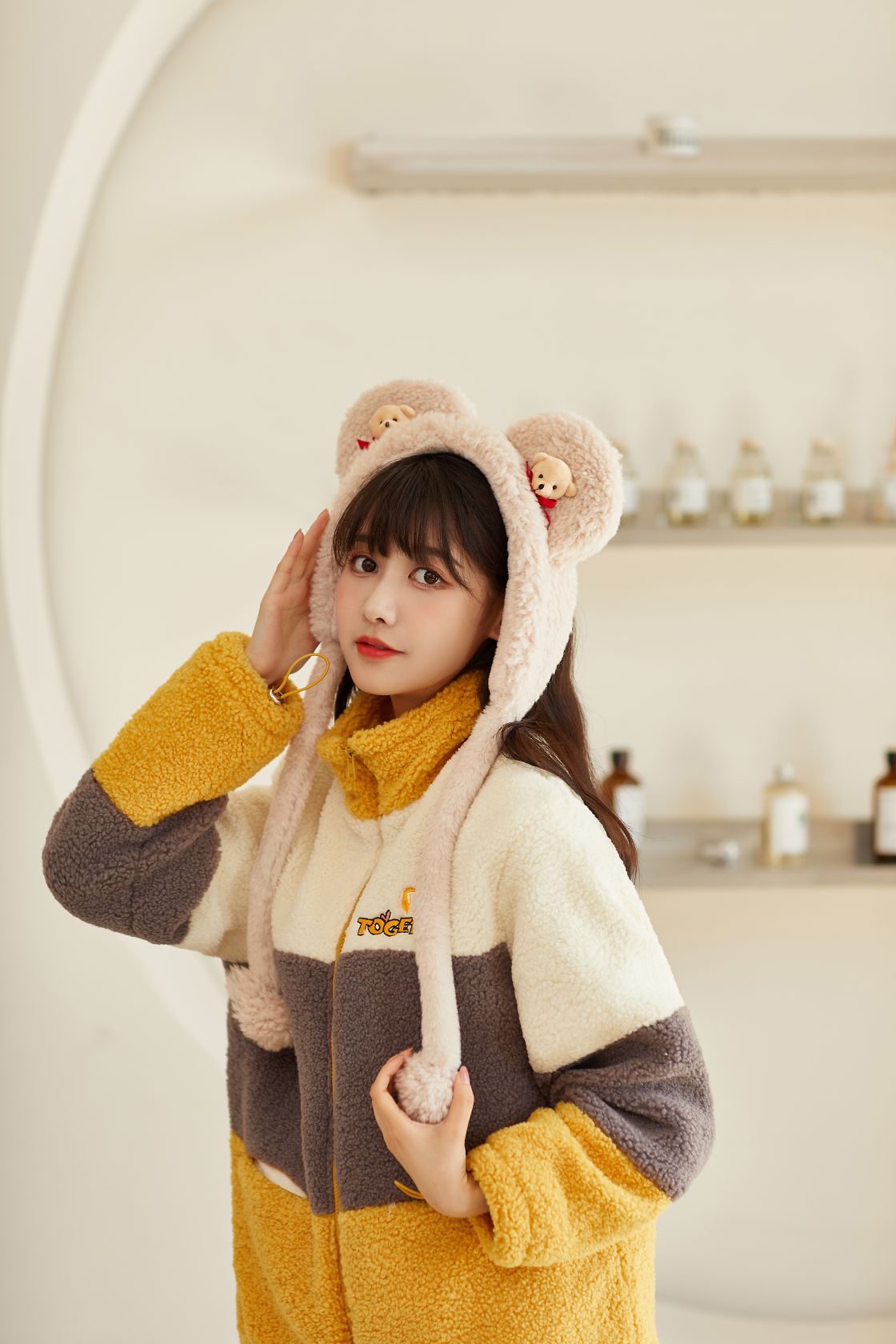 Cute Earmuffs Winter Winter Warm Earmuffs Earbags Women's Ear Protectors Ear Cover Antifreeze Artefact Korean Version Ear Cap Children's Card Specification drawing