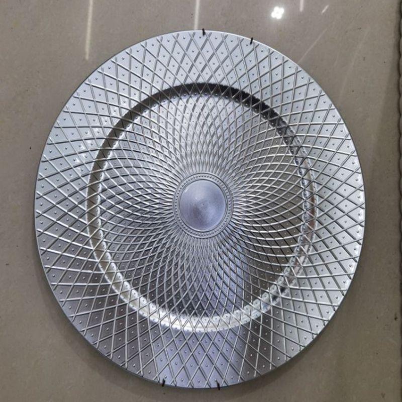 Wedding decoration plate placemat plate fruit plate Western plate plating plate plastic multifunctional plate thumbnail