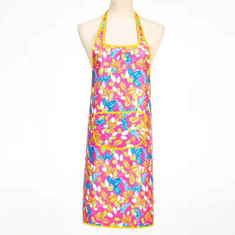 Apron Kitchen Apron Clean, Sanitary, Waterproof And Oil-Proof Apron