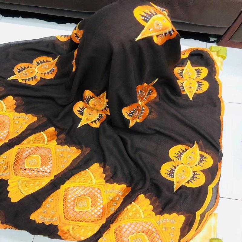 Ethnic Style Yunnan Lijiang Travel Photo Shawl Embroidered Golden Scarf Female Winter