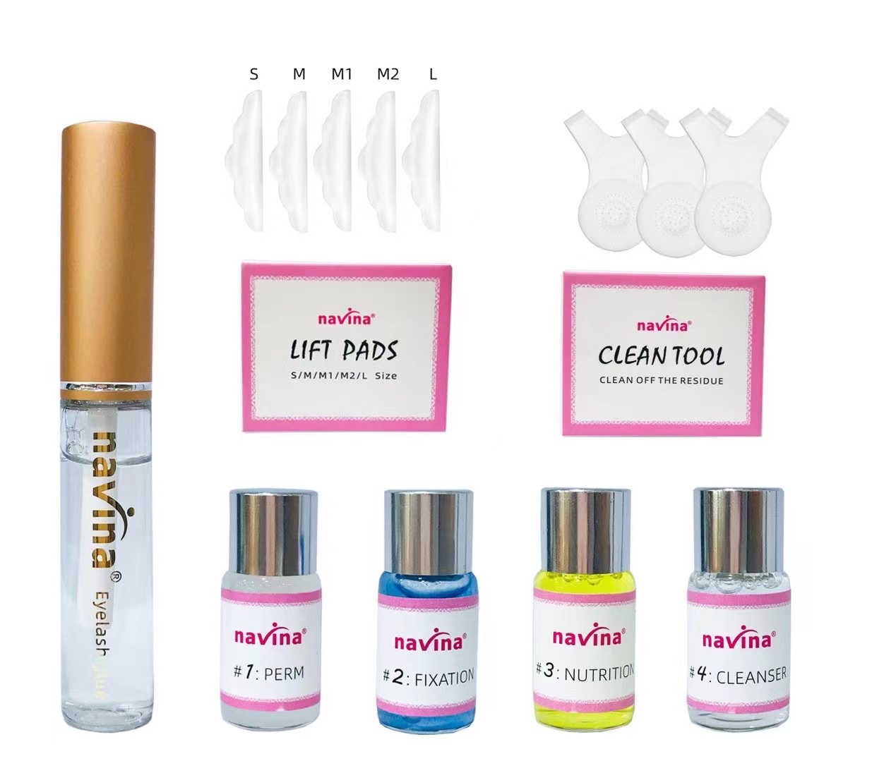 Navina Avya Eyelash Perm Keratin Eyelash Curling Set Barbie Doll Hot Barbie Rolls For Foreign Trade details Picture