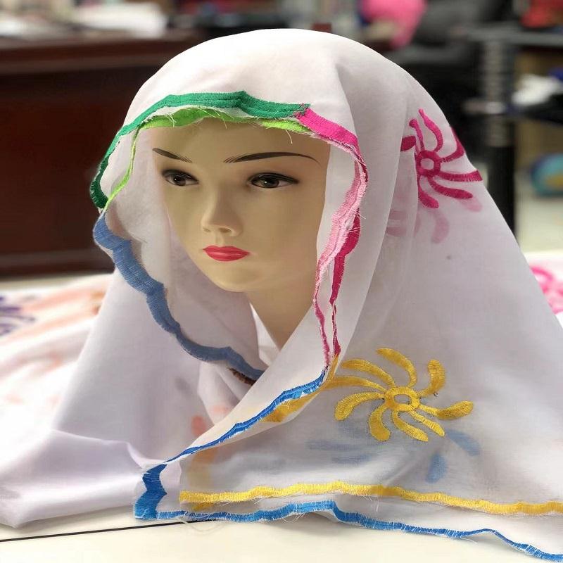 Bali Yarn Ethnic Style Yunnan Lijiang Tourist Photo Shawl Embroidered Scarf Female Winter