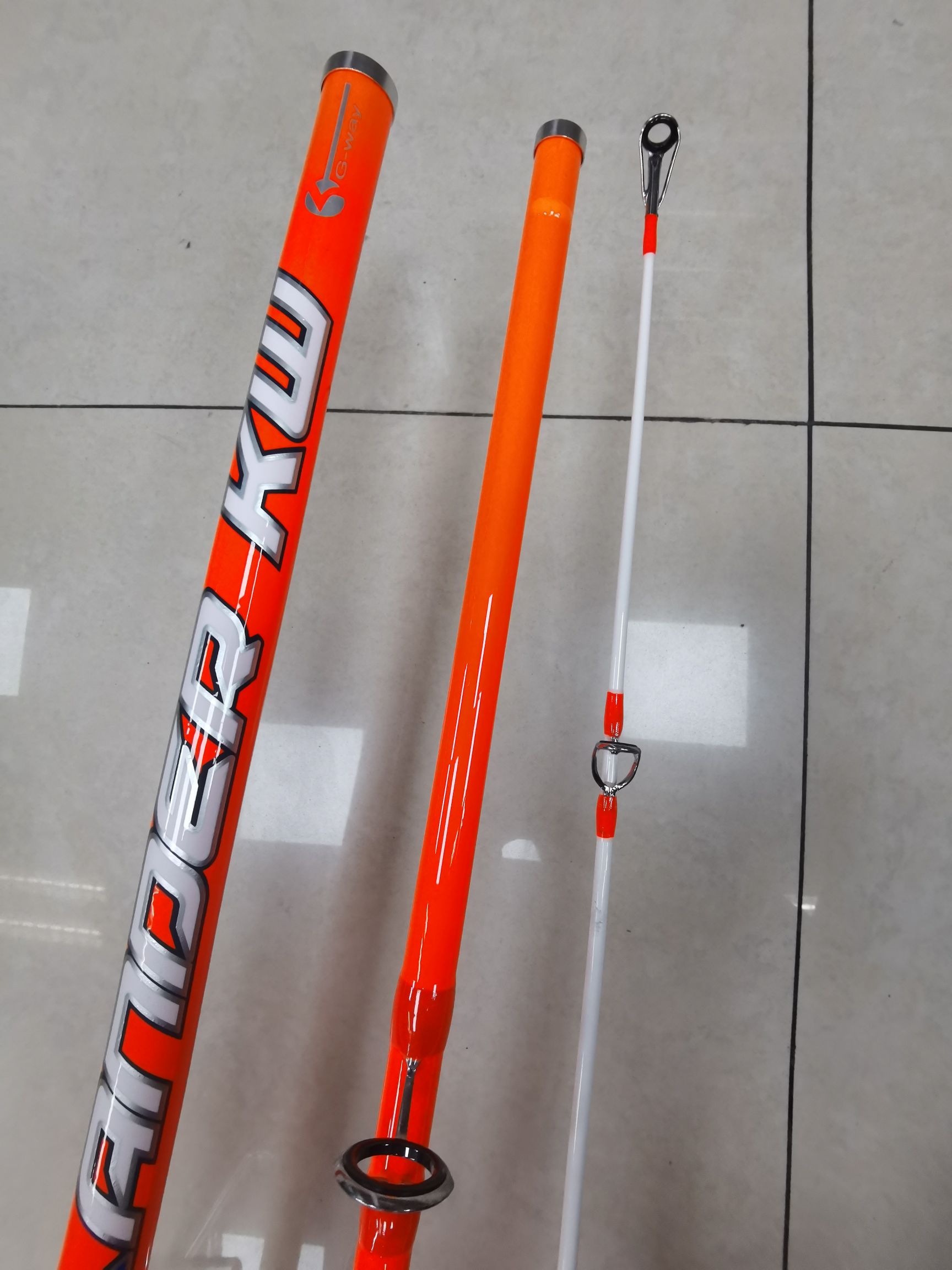 Fishing Rod Sea Fishing Rod 4.2M 100-300G Orange details Picture