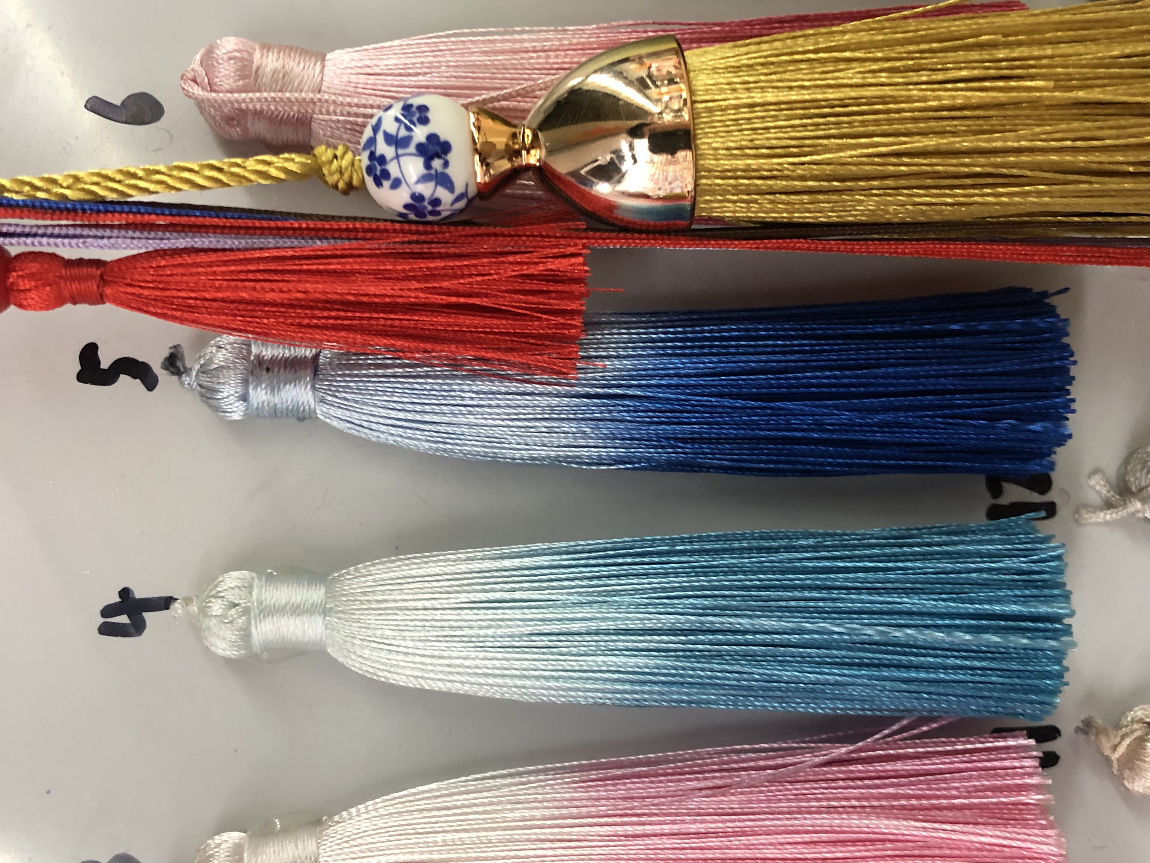 Tassel Specification drawing
