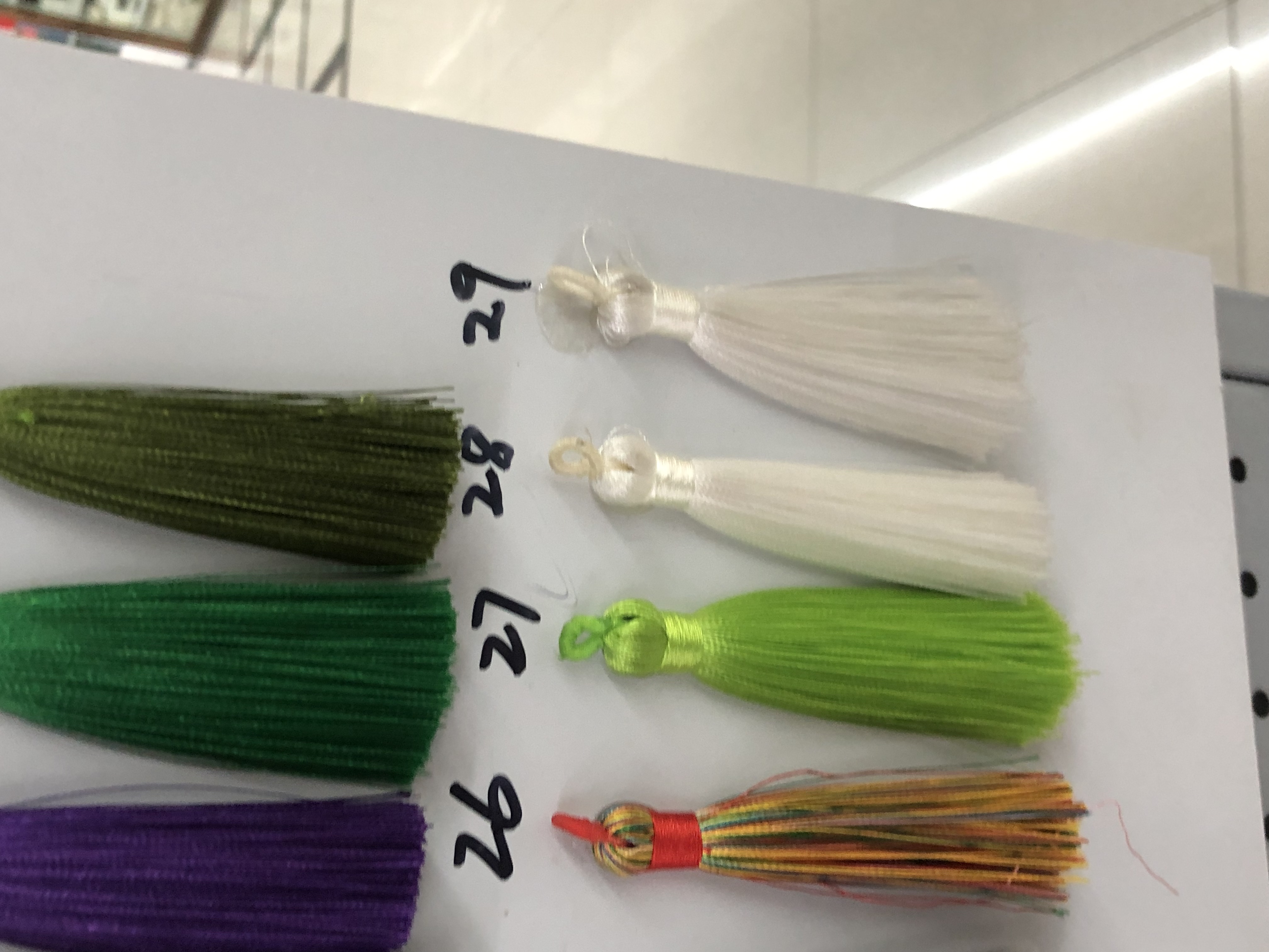 Tassel Specification drawing