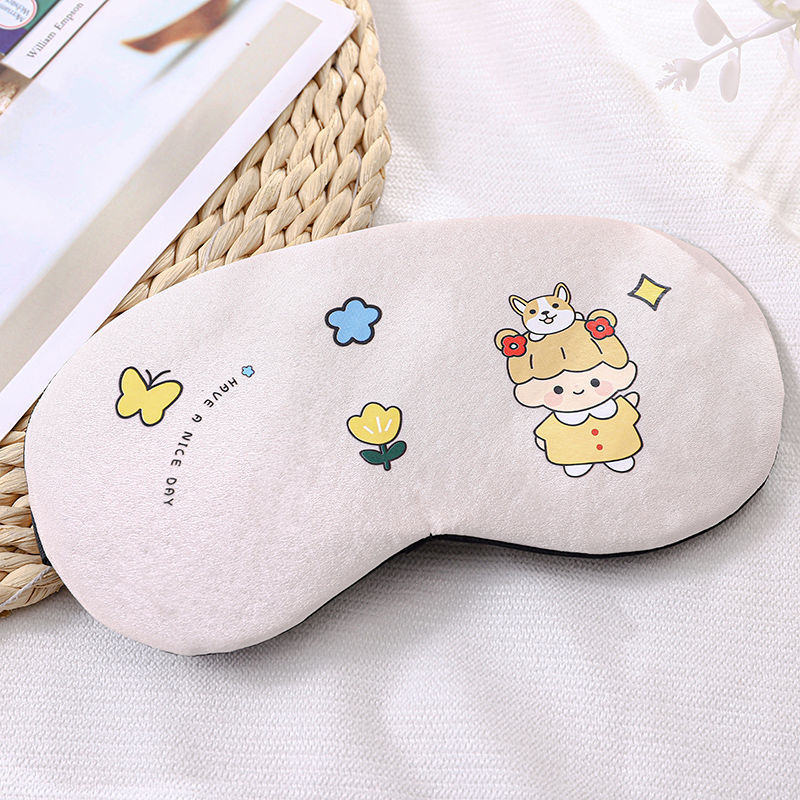 Summer Eye Mask Men And Women Sleep Blackout Eye Mask Cute Adult Children Sleeping Eye Mask 6 details Picture