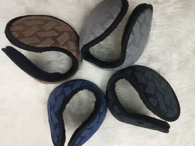 Hair-Free Printed Pattern European Version Fashion Men's Ear Muffs Warm, Comfortable And Beautiful