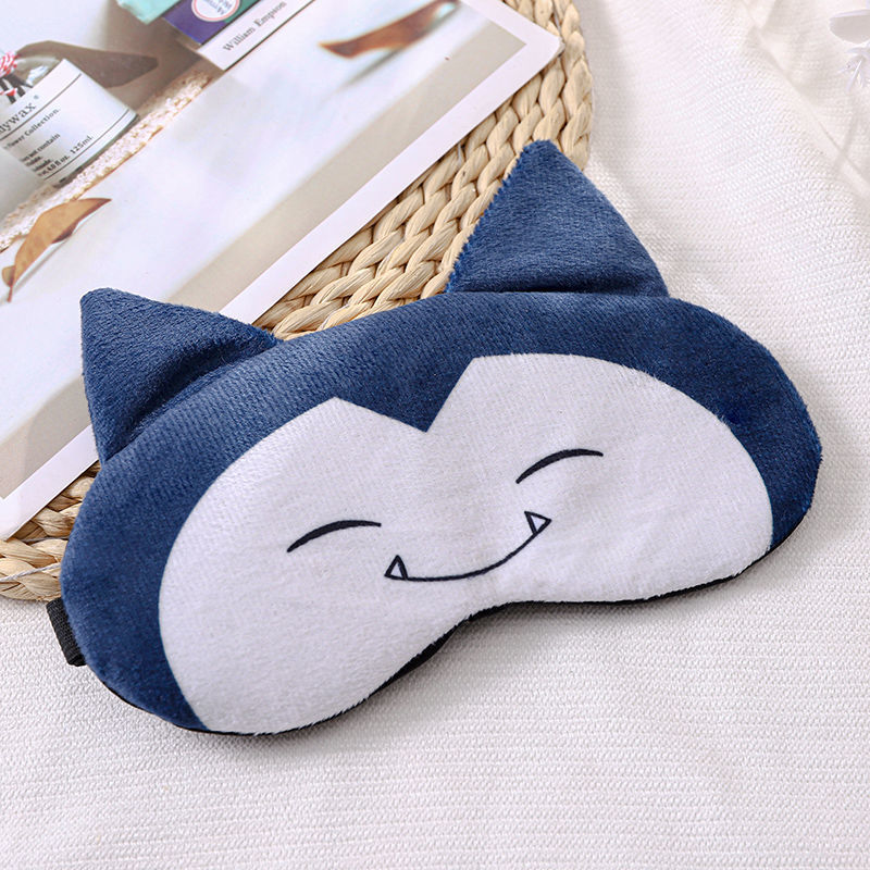 Summer Eye Mask Men And Women Sleep Blackout Eye Mask Cute Adult Children Sleeping Eye Mask 4 Specification drawing