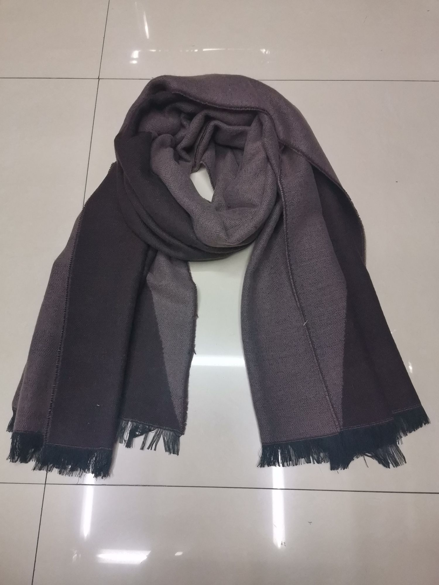 Diagonal Triangle Loose Dark Coffee And Light Coffee Jacquard Medium Wide Towel
