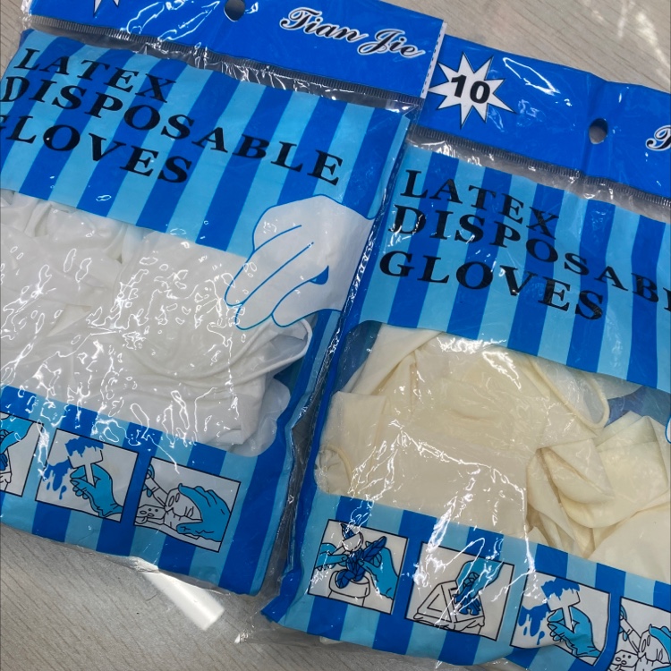 Disposable Latex Blue Bag Gloves
Latex  Disposable  Gloves details Picture