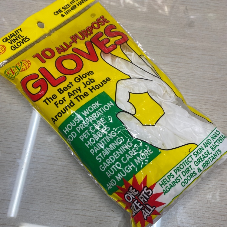 Disposable Pvc Yellow Bag Gloves
Pvc  10All-Purpose  Gloves
