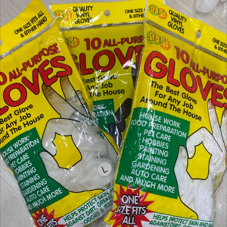 Disposable Pvc Yellow Bag Gloves
Pvc  10All-Purpose  Gloves Specification drawing