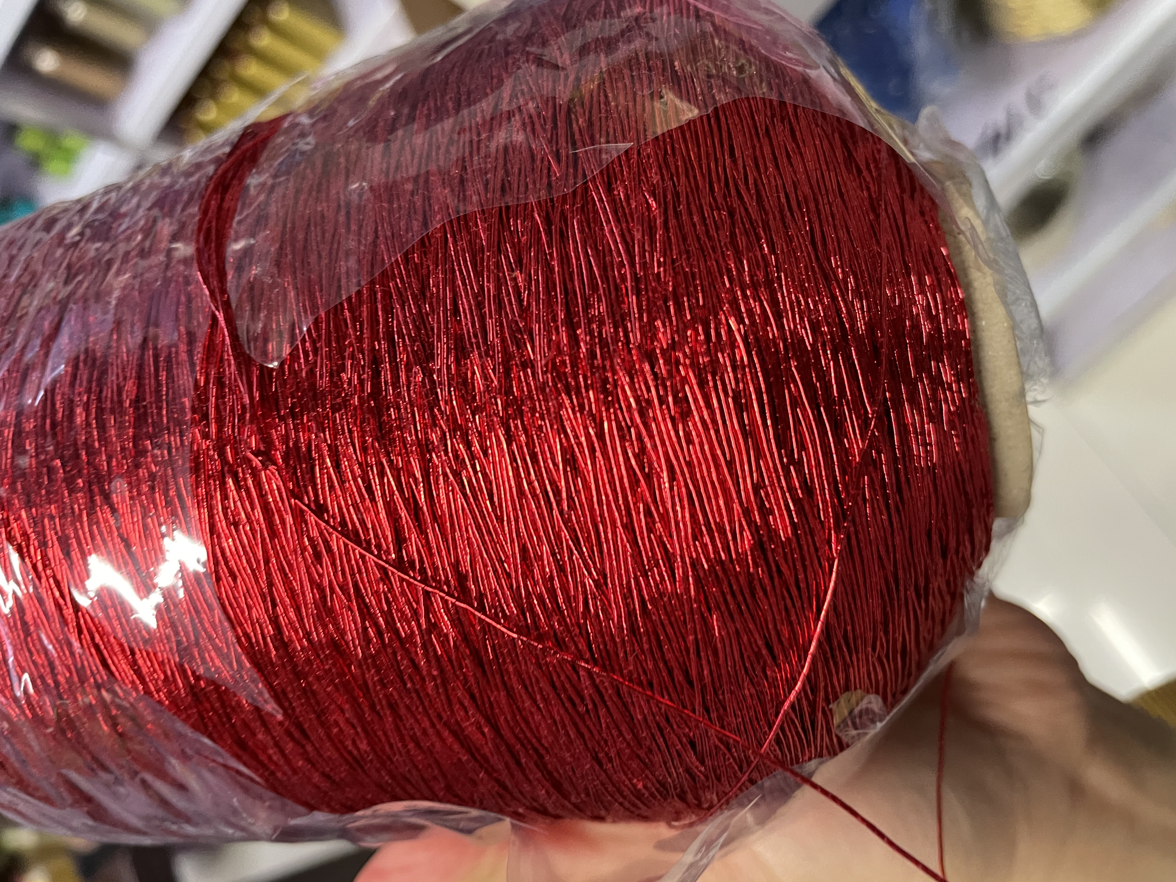 Thick Thread Products Embroidery Thread Gold And Silver Thread Accessories Line Dyed Clothing Line details Picture