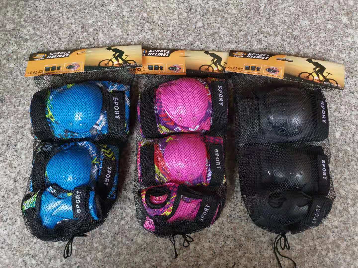 Adult Protective Gear Roller Skating Skateboard Sports Protective Gear 6-Piece Knee Protector Elbow Protector Hand And Palm Protector