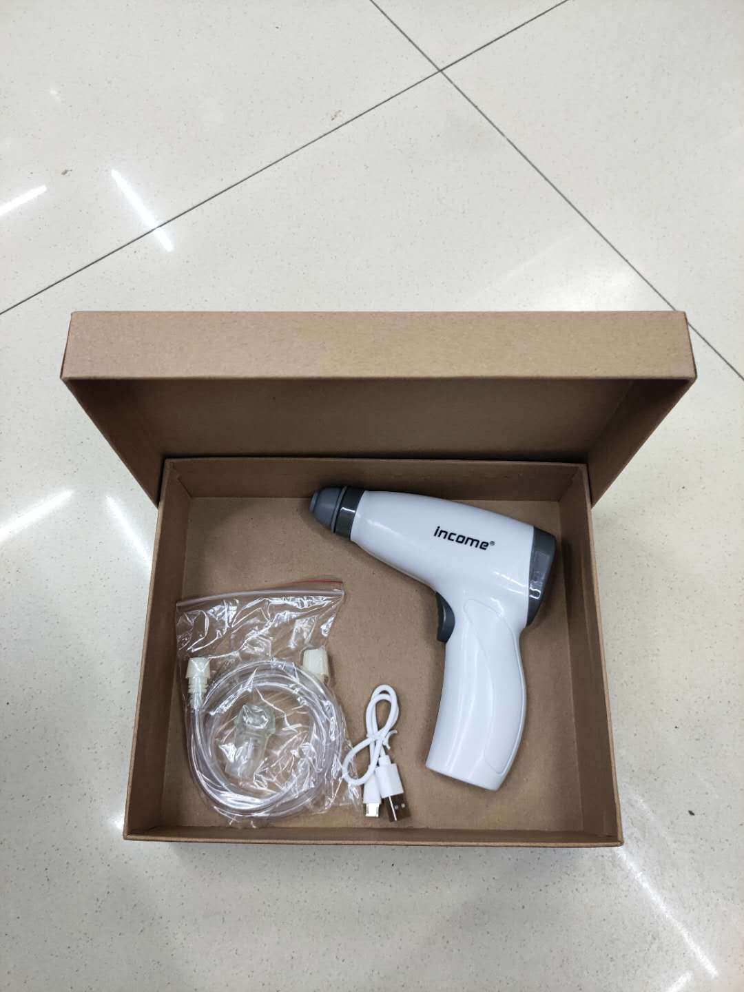 Cupping Machine Electric Air Pump Gun Specification drawing