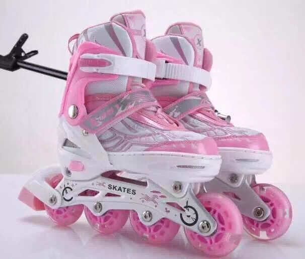Pu Full Flash Roller Skates Inline Roller Skates