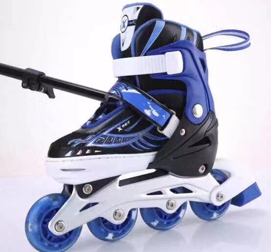 Pu Full Flash Roller Skates Inline Roller Skates Specification drawing