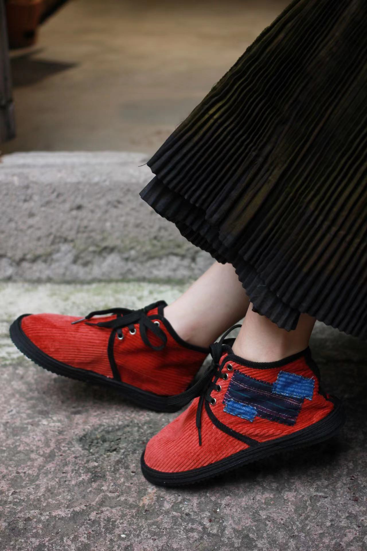 Cloth High Top Cotton Shoes Cloth Shoes Handmade High-Quality Comfortable Cotton Shoes Specification drawing