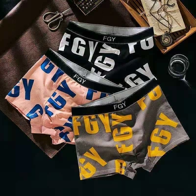 Spring Summer Flat Corner Mid-Waist Student Sports Short Shorts Youth Underpants Boxers