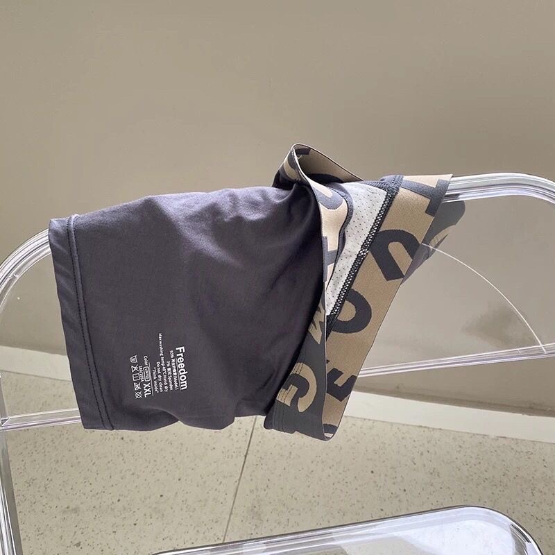 Spring/Summer Men's Underpants Modal Cotton Flat Horn Mid-Waist Student Underpants details Picture